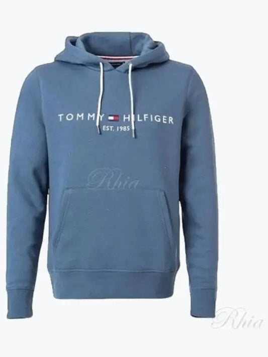 Tommy Logo Hoodie MW11599 DBZ - TOMMY HILFIGER - BALAAN 1