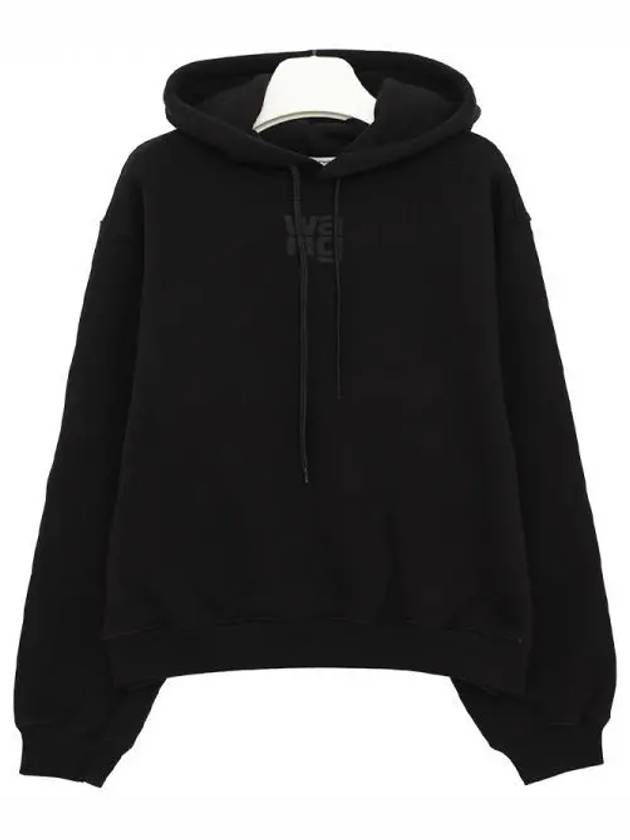 Puff Logo Hooded Top Black - ALEXANDER WANG - BALAAN 2