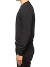 ORB logo cashmere cotton knit top black - VIVIENNE WESTWOOD - BALAAN.