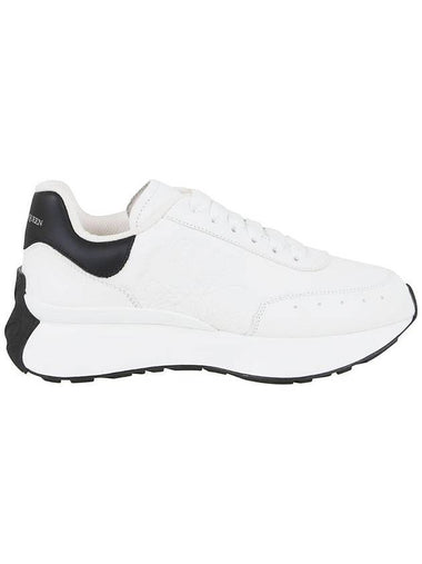 Sprint Runner Low Top Sneakers White - ALEXANDER MCQUEEN - BALAAN 1