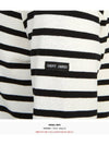 Women's Meridame II Striped Long Sleeve T-Shirt Black White - SAINT JAMES - BALAAN 9