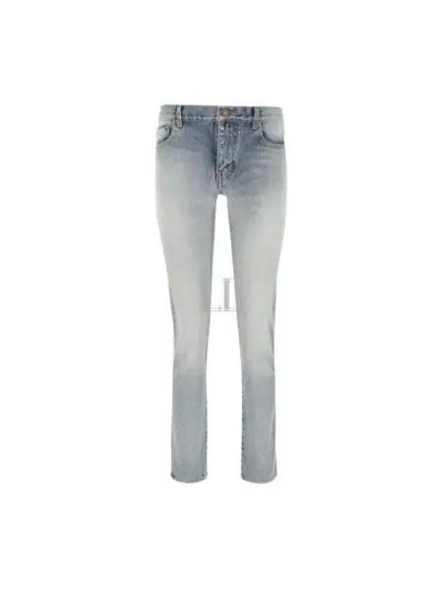 Women's Vintage Boyfriend Jeans Light Blue - SAINT LAURENT - BALAAN 2