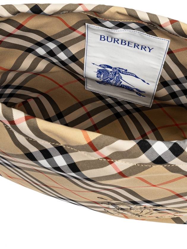 Check Pouch Bag Sand - BURBERRY - BALAAN 6