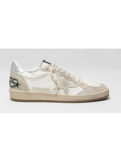 Ball Star Low Top Sneakers Grey White - GOLDEN GOOSE - BALAAN 2