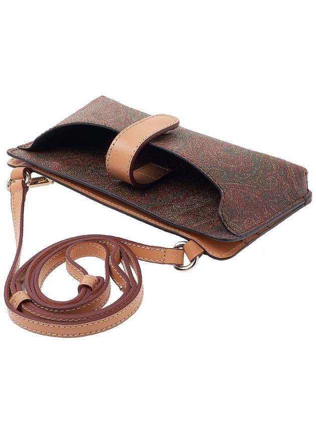 Paisley Phone Cross Bag Brown - ETRO - BALAAN 5