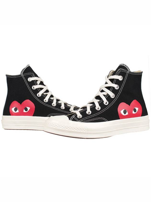 Chuck Taylor High Top Sneakers P1 K112 1 Black - COMME DES GARCONS - BALAAN 3