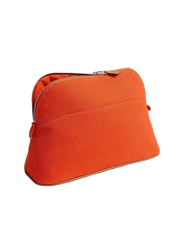 Logo Bolide Medium Pouch Bag Orange - HERMES - BALAAN 1