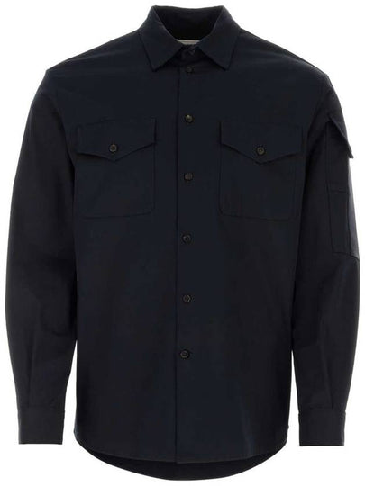 24FW Long Sleeve Shirt 655486QSAA7 4100 Blue - ALEXANDER MCQUEEN - BALAAN 2