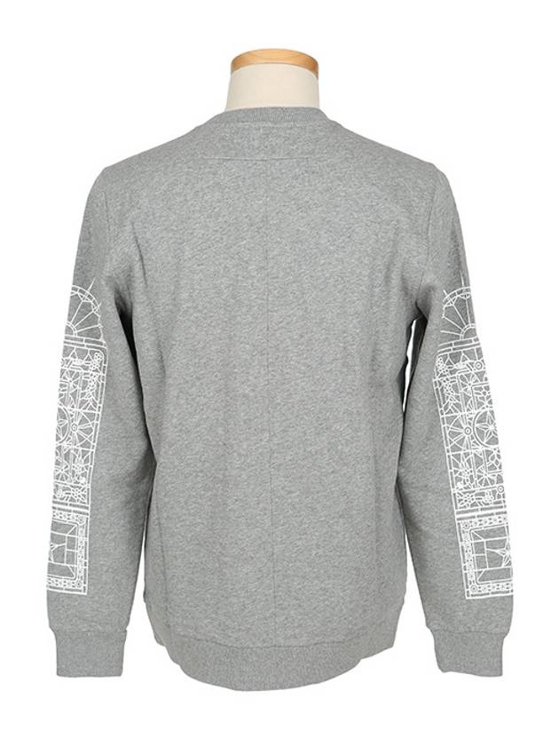 7365 653 Jesus Illustrated Grey Sweatshirt - GIVENCHY - BALAAN 3