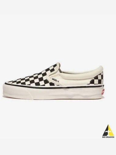 Slip on reissue 98 checkerboard marshmallow black MARSHMALLOWBLACK - VANS - BALAAN 1