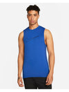 Pro Dry Fit Slim Sleeveless Blue - NIKE - BALAAN 1