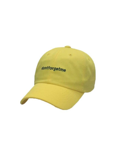 Ball Cap Light Yellow - DONTFORGETME - BALAAN 2