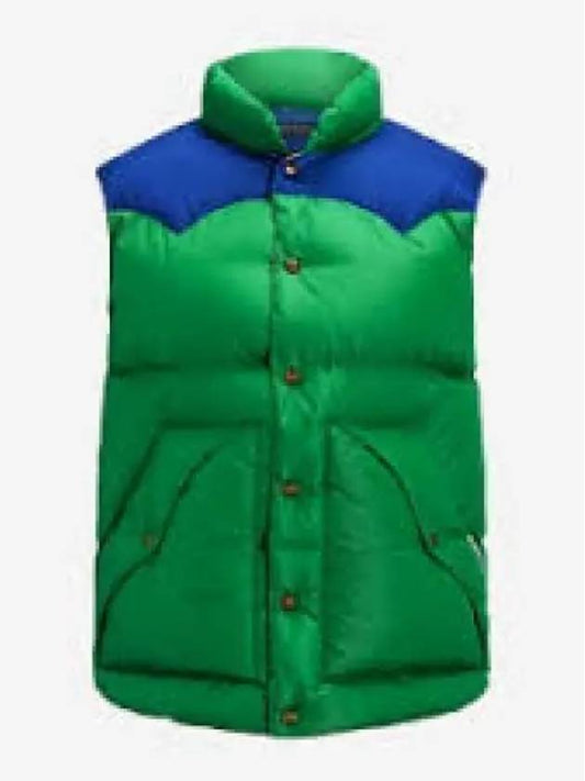 Domestic Down Western Vest Green 1236887 - POLO RALPH LAUREN - BALAAN 1