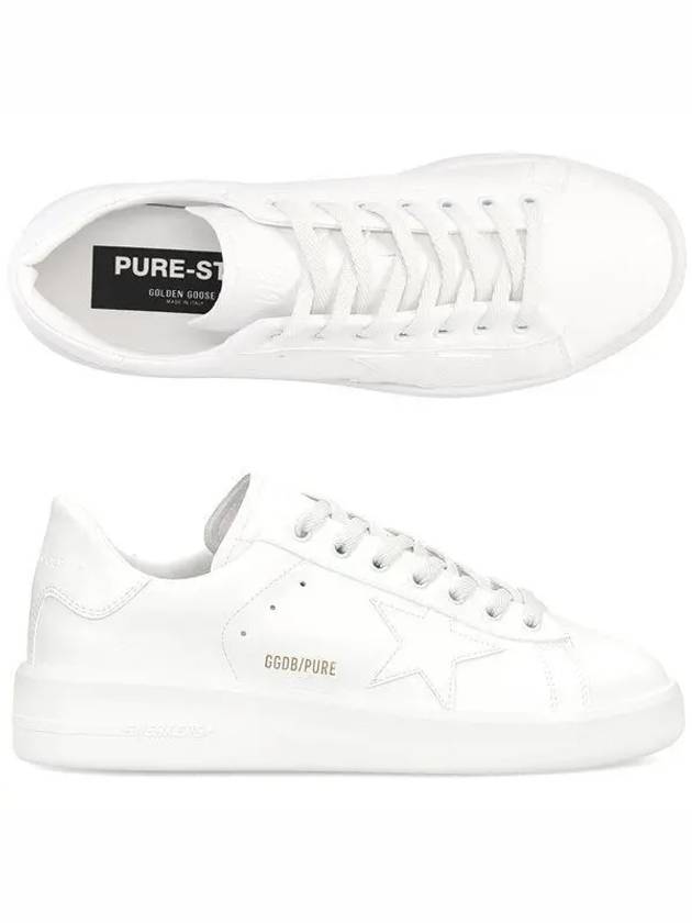 Purestar Lace-Up Low-Top Sneakers White - GOLDEN GOOSE - BALAAN 2