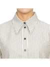 Journey Striped Long Sleeve Shirt White - GOLDEN GOOSE - BALAAN 9