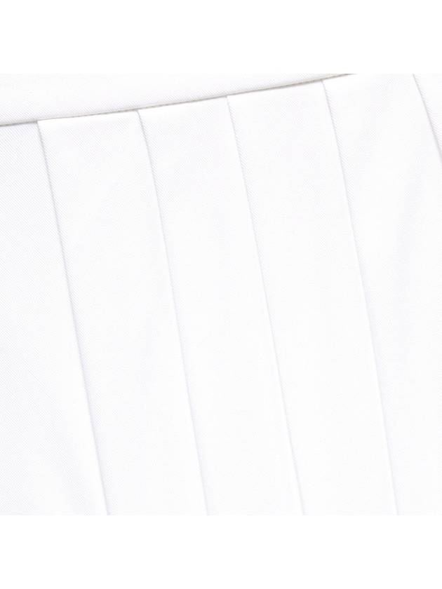 Women's Side Pleat Luxe 4-Way Stretch Twill Skirt White - G/FORE - BALAAN 6