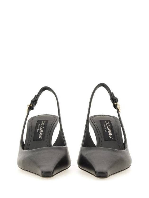 Dolce & Gabbana Slingback With Logo - DOLCE&GABBANA - BALAAN 4