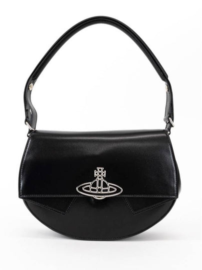 ORB Logo Shoulder Bag Black - VIVIENNE WESTWOOD - BALAAN 2