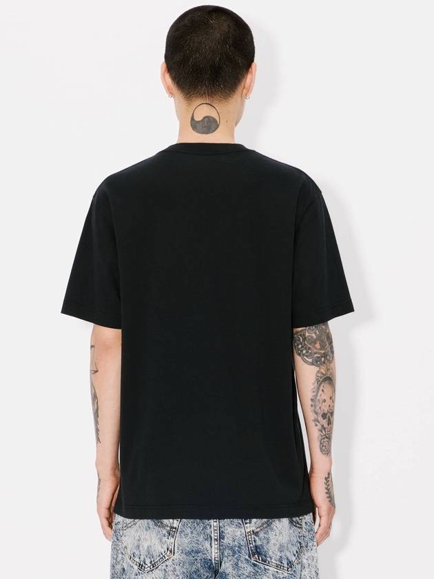 Pop Print Short Sleeve T-Shirt Black - KENZO - BALAAN 6