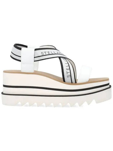 striped platform sandals white - STELLA MCCARTNEY - BALAAN 1