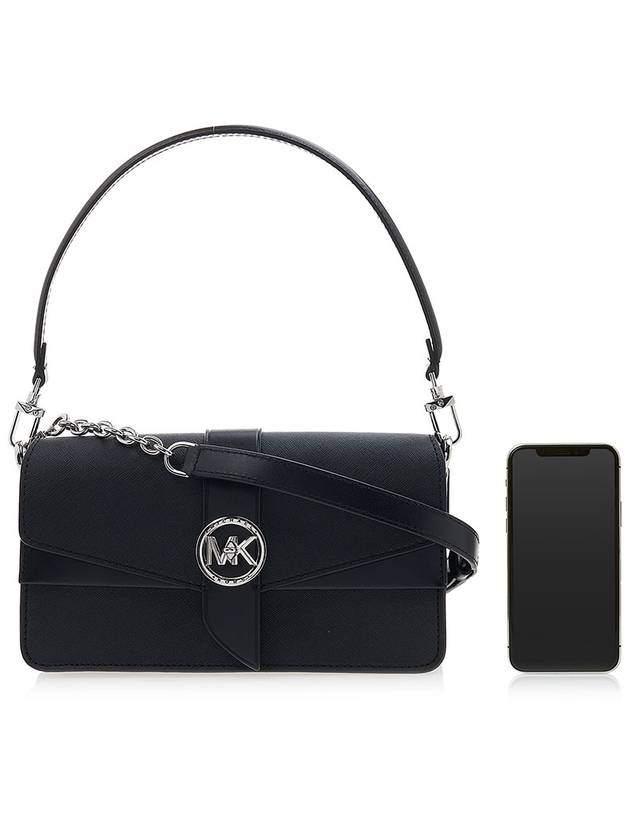 Greenwich Medium Shoulder Bag Black - MICHAEL KORS - BALAAN 7