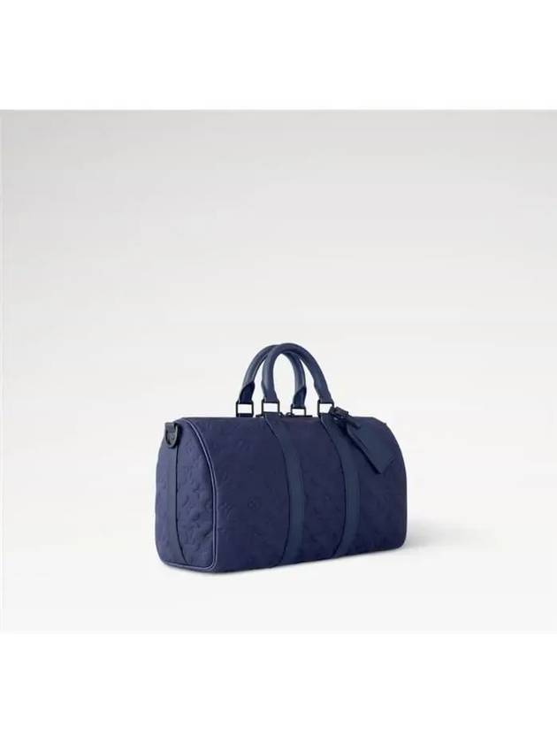 Keepall Bandouliere 35 Tote Bag Navy - LOUIS VUITTON - BALAAN 3