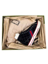 Tennis 1977 Suede High Top Sneakers Black - GUCCI - BALAAN 7