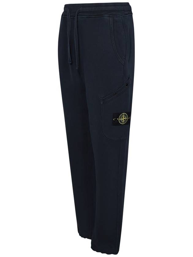 Cotton Cargo Jogging Pants Navy - STONE ISLAND - BALAAN 4