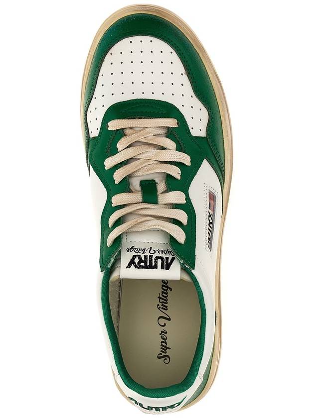 Super Vintage Low Top Sneakers Green - AUTRY - BALAAN 5