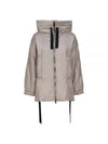 Green Fe Water Repellent Padded Hooded Jacket Grey - MAX MARA - BALAAN 2