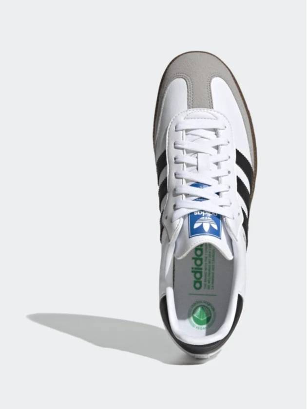 Adidas Samba Vegan White Black H01877 Po - ADIDAS ORIGINALS - BALAAN 2