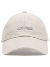 Logo Ball Cap Light Grey - JACQUEMUS - BALAAN 2