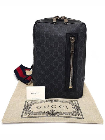 478325 GG Soft Supreme Web Belt Bag Hip Sack - GUCCI - BALAAN 1