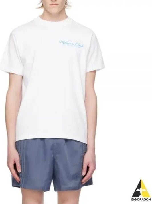 24 1800 Health T Shirt WhiteOcean TO042S405HW - SPORTY & RICH - BALAAN 1