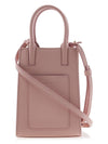 Micro Frances Leather Tote Bag Pink - BURBERRY - BALAAN 4