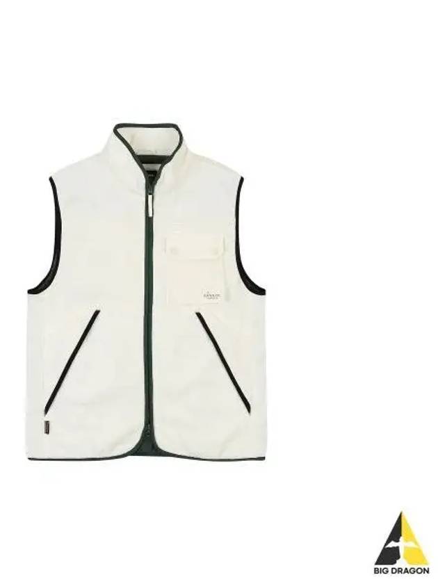 CBR Fleece Vest 7005 Ivory - KANGOL - BALAAN 1