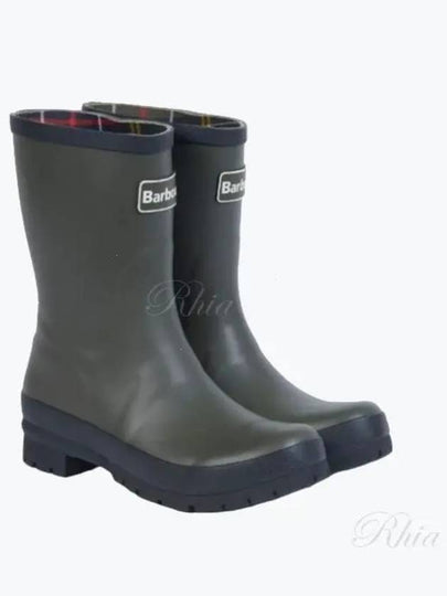 Banbury Wellington Rain Boots Olive - BARBOUR - BALAAN 2