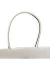 Women's Ella Logo Leather Tote Bag White - TORY BURCH - BALAAN 8