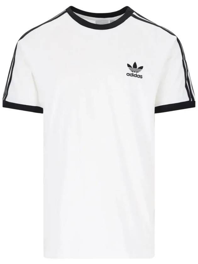 Adicolor Classic 3 Stripe Short Sleeve T-Shirt White - ADIDAS - BALAAN 1