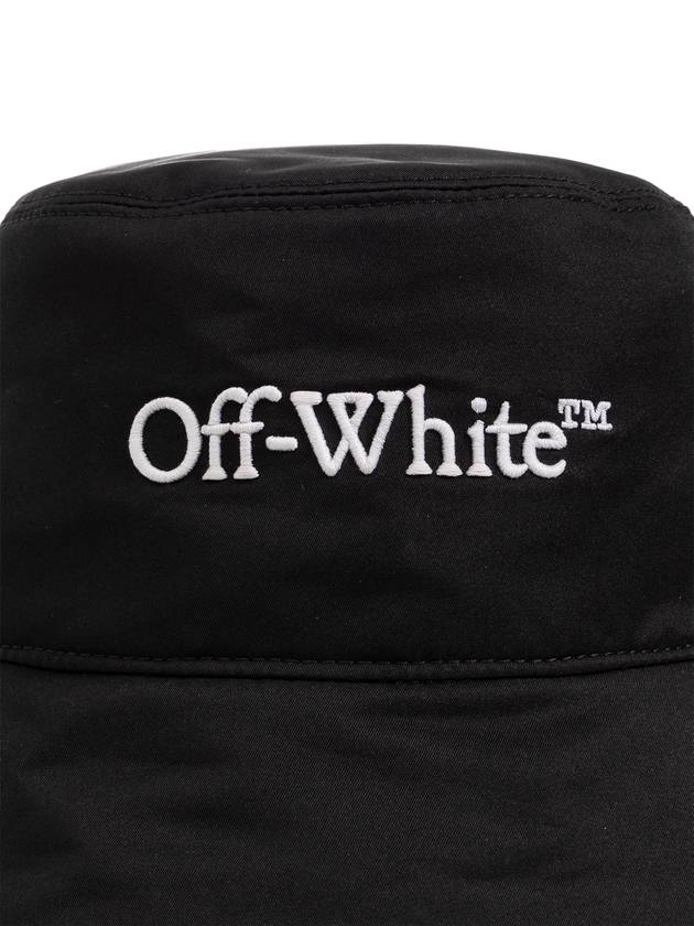 Hat OMLA034F23FAB001 1001 BLACK - OFF WHITE - BALAAN 5