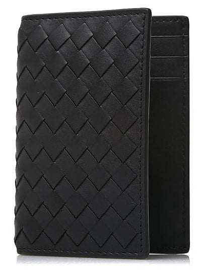 Intrecciato Card Wallet Black - BOTTEGA VENETA - BALAAN 2