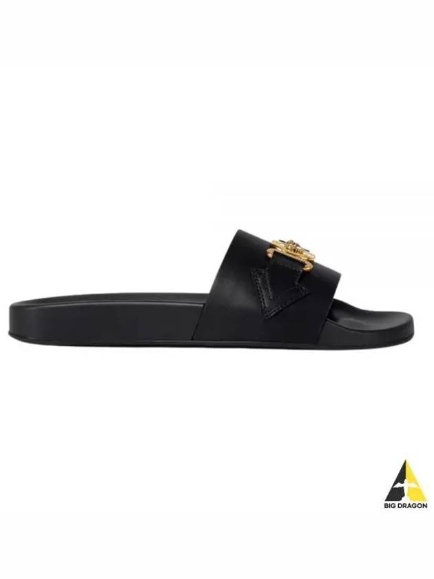 Medusa Biggy Slippers Black 1004983 DV46G - VERSACE - BALAAN 1