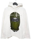 NCW19278 081 Mask Hoodie White - IH NOM UH NIT - BALAAN 2