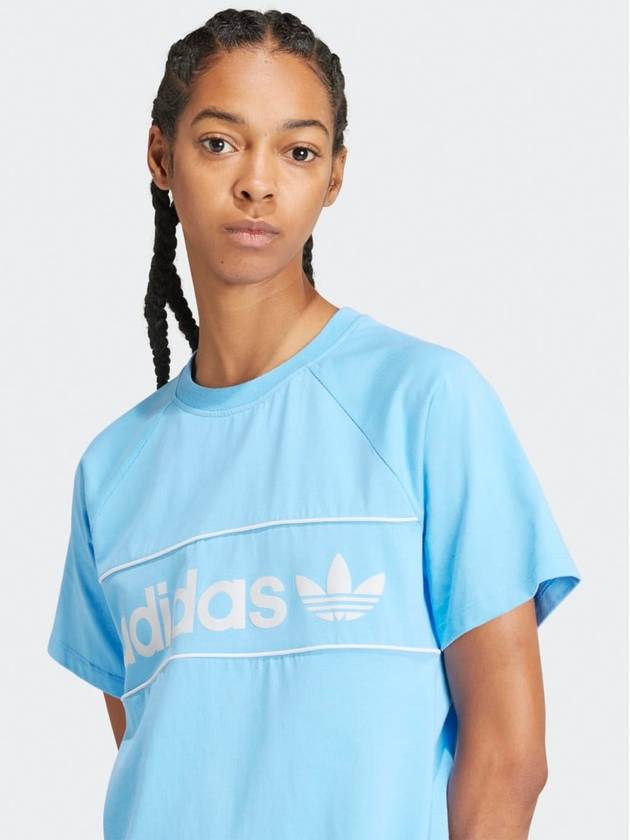 Tee One Piece IR5277 Blue WOMENS M - ADIDAS - BALAAN 3