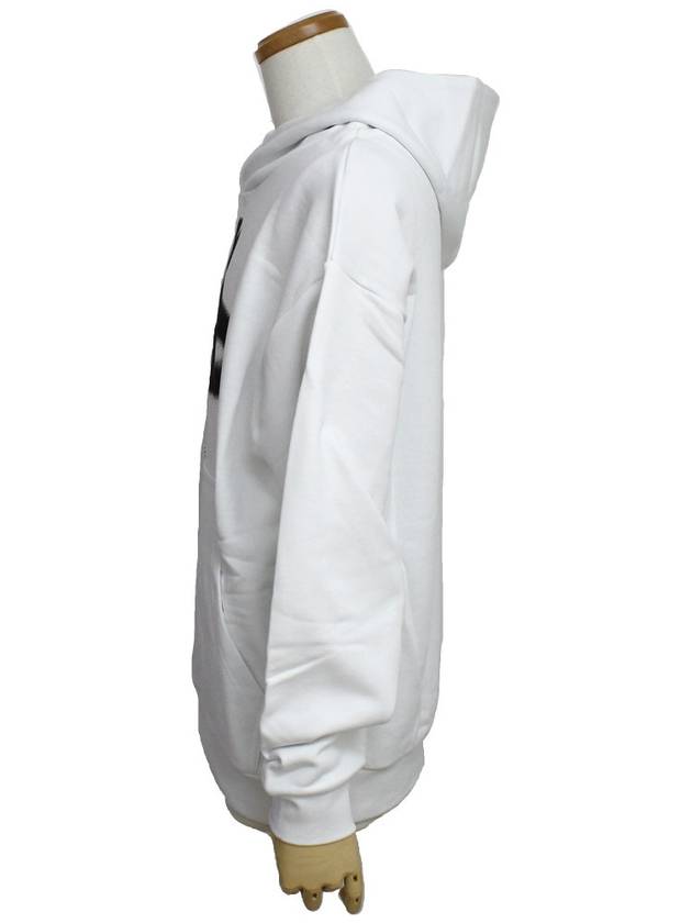 Spray ORB Logo Print Hoodie White - VIVIENNE WESTWOOD - BALAAN 3