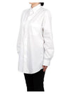 Pocket Cotton Long Sleeve Shirt White - MAISON MARGIELA - BALAAN.