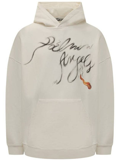 Hooded Sweatshirt PMBB117R24FLE005 0310 - PALM ANGELS - BALAAN 2