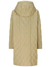 Diamond Quilted Hoodie Padding Archive Beige - BURBERRY - BALAAN 4