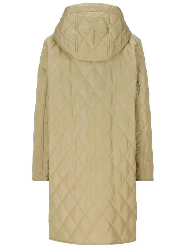 Diamond Quilted Hoodie Padding Archive Beige - BURBERRY - BALAAN 4