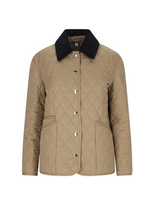 Quilted Jacket Brown - BURBERRY - BALAAN 1